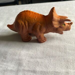 Orange Triceratops Squeeze Toy - Kids Toys